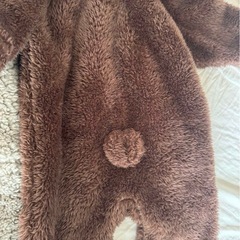 ベビー冬服　アウター　くま　おくるみの画像