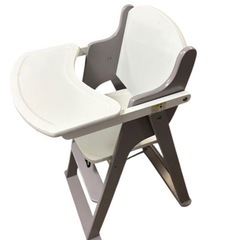ヤトミ YATOMI たためる木製ハイチェア ベビーチェアの画像