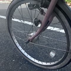 【引き取り限定】　非電動　子供乗せ自転車の画像