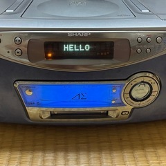 Sharp CD mdlpデッキ搭載 sd-fx10 1ビットデジタルアンプ内蔵の画像