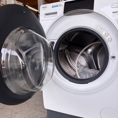 ✨ 2022年製 アクア ドラム式洗濯乾燥機 洗濯12kg / 乾燥6kg 🚿 自動投入機能付き 🚚 配達・設置可能 / 動作保証ありの画像