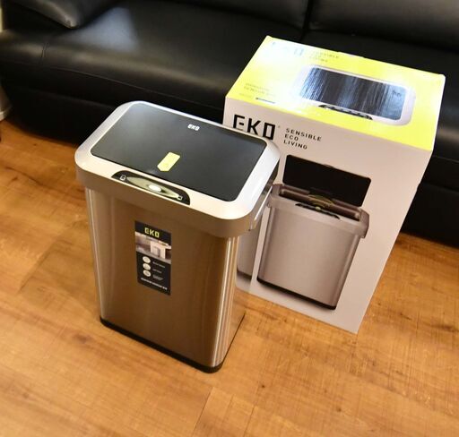 ●お買い得(^^♪●アウトレット特価*'ω'*●EKO　センサーごみ箱　ホライゾン　未使用●相模原　横浜●ダストボックス　ゴミ箱