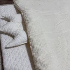 【極美品】プッパプーポ ベビー布団セット、防水敷きパッドの画像