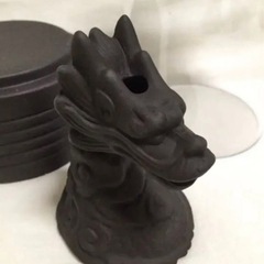 セラミック ドラゴン/龍 香炉 (アロマ逆流コーン使用) 新品・未使用の画像