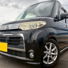フル装備・走行10万キロ台お買い得車☆月々9千円〜分割可❗️車検2年付き！【名義変更代込み】広い車内！大人気‼️ダイハツ タントカスタム☆HDDナビ付き☆走行中DVD見れます♪ETC付き☆バックカメラ付き☆純正アルミ☆事故修復歴無し☆電動スライドドア☆ドライブレコーダー☆そのまま乗って帰れます！の画像