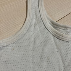 80 メッシュ　シャツロンパースの画像
