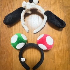 【USJカチューシャ】マリオ・スヌーピーの画像