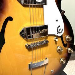 🎸 Epiphone Casino カジノ Vintage Sunburst（3.2kg）新品同様 早い者勝ち！🎸の画像