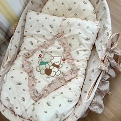 くまさんのクーファン🧸🌸 さくらんぼ柄🍒 撮影用などに📸✨の画像