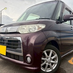 低走行8万キロ台☆24年式☆月々9千円〜分割可❗️車検2年付き！【名義変更代込み】広い車内！大人気‼️ダイハツ タントカスタム☆Bluetoothナビ付き☆走行中DVD見れます☆純正アルミ☆事故修復歴無し☆電動スライドドア☆ドライブレコーダー☆そのまま乗って帰れます！の画像