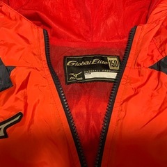 ［美品］サイズ150 ミズノグローバルエリート　ウィンドブレーカー上下の画像