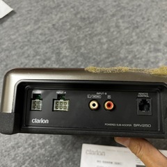 クラリオン　SRV-250 
サブウーファーの画像