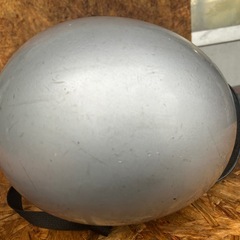 〈ジャンク扱い〉　ヤマハ 純正 TRADITION ヘルメット 半キャップ TD-7 シルバー (011050) サイズ不明の画像