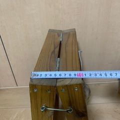 木製プランターラック、棚、2段式の画像