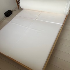 ニトリ ベッドフレーム＋布団セット の画像