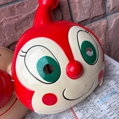 レトロ　アンパンマン　お面　2個セットの画像