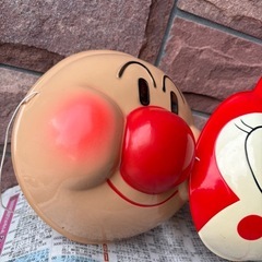 レトロ　アンパンマン　お面　2個セットの画像