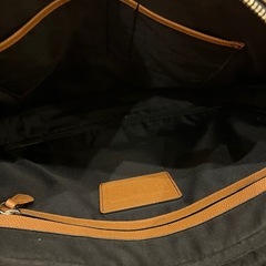 取引予定者決定済み　コーチ　通勤バッグ　ブラウンの画像