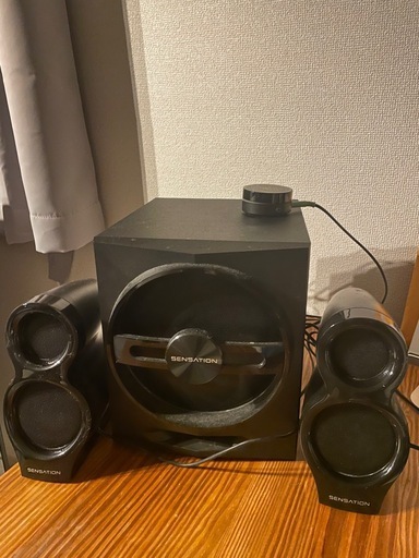 SENSATION スピーカーセット 2.1チャンネル SENSATION 2.1スピーカーセット 黒