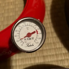 天ぷら鍋　鍋　温度計付き　蓋ありの画像