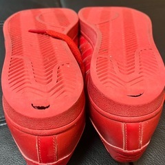 adidas スーパースター　　24センチ　赤　の画像
