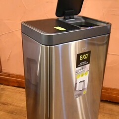 ●お買い得(^^♪●アウトレット特価*'ω'*●EKO　分別　センサーごみ箱　ミラージュデュオ　未使用●相模原　横浜●ダストボックス　ゴミ箱の画像
