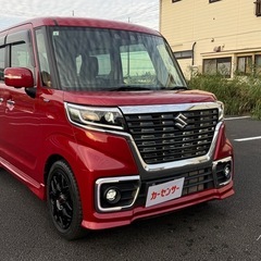 スズキ スペーシア カスタム ハイブリッド XS タ-ボ 令和3年です距離1万の画像