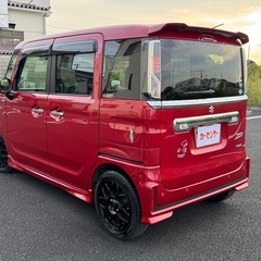 スズキ スペーシア カスタム ハイブリッド XS タ-ボ 令和3年です距離1万の画像