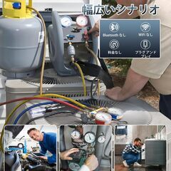 Ennovorファイバースコープ 1920P内視鏡カメラ 8個高輝度LEDライトマイクロスコープIP67防水 ファイバースコープ 充電不要 WIFI不要Android4.4/iOS9.0以降対応 工業用家庭掃除 機械点検 車整備 硬性ケーブル5Mの画像