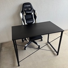シンプルデスク3 パソコンデスク ワークデスク 机 モニタアーム対応 幅100cm 奥行60cm ブラックの画像