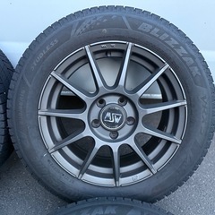 205/55R16 BRIDGESTONE VRX3 2021年 7分山 Oz MSW85 PCD112 6.5+50 5穴 タイヤホイールセット メの画像