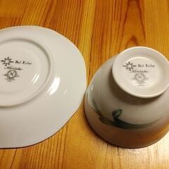 ノリタケ　ティーカップ＆ソーサー2客セットの画像