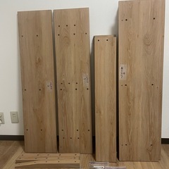木目調ローベッド フレーム単品 LOWYAの画像