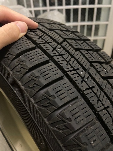 ヨコハマタイヤ　アイスガード　4本セット　アルミホイール付き　155/65R14　21年製