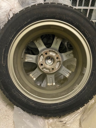 ヨコハマタイヤ　アイスガード　4本セット　アルミホイール付き　155/65R14　21年製