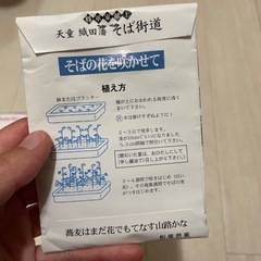 花の種、蕎麦の種の画像