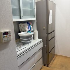 白い食器棚②※最終無料可の画像