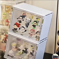 フィギュア クリアケース4段透明アクリルの画像