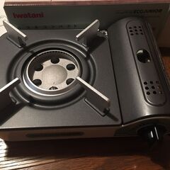 【未使用に近い】カセットフー“エコジュニア” Iwatani イワタニ コンパクト カセットコンロ の画像