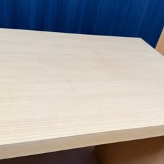 【廃盤希少✨】無印良品 ブナ材デスク 幅138cm シンプル＆頑丈 学習机・作業机に◎ の画像