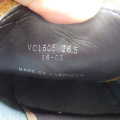 ヴィア カミーノ via cammino レースアップ ビジネスシューズ VC1505 size:26.5cmの画像