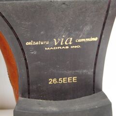ヴィア カミーノ via cammino レースアップ ビジネスシューズ VC1505 size:26.5cmの画像