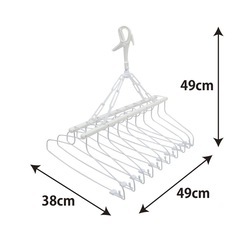 11月15日迄　
10連ハンガー　ホワイトの画像