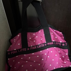 （新品未使用）ピンクラテ 旅行バックの画像