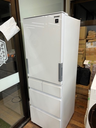 【美品2020年製】SHARP ノンフロン冷凍冷蔵庫 SJ-G415H-W