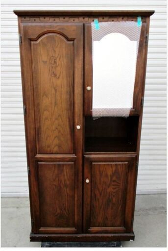 モリタインテリア　シューズボックス　ハーベスト　ミラー付き　下駄箱　レトロ　アンティーク　Made in JAPAN　ミラーキャビネット