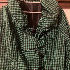 ④チェックコート オシャレ満載（S)の画像