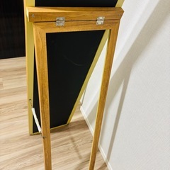 【無料】木製　スタンドミラーの画像