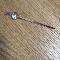 新品！　ガラス＆プラ素材のかんざし　トンボ模様の画像