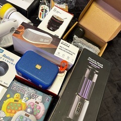 家電やガジェット系大量まとめて新品ばかりの画像